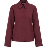 WE Fashion - Blouse - Bordeaux - Klassieke Blouse - Lange Mouwen