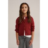 WE Fashion - Vest - Katoen - Lange Mouwen - Ronde Hals - Knoopsluiting