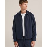 WE Fashion - Heren Blouson Jas - Donkerblauw - Regular Fit