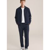 WE Fashion - Heren Blouson Jas - Donkerblauw - Regular Fit