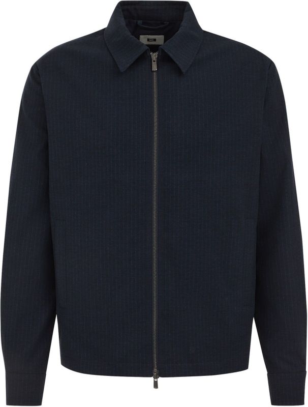 WE Fashion - Heren Blouson Jas - Donkerblauw - Regular Fit