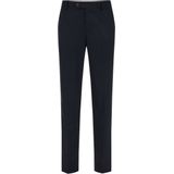 WE Fashion - Regular Fit Pantalon - Blauw - Met Verticale Streepprint