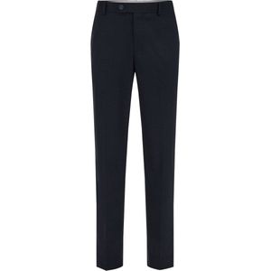WE Fashion - Heren Regular Fit Pantalon - Donkerblauw - Met Verticale Streepprint