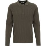 Fundamentals - Heren Slim Fit Trui - Donkergroen - Katoen