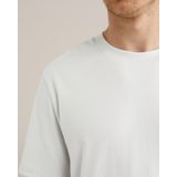 WE Fashion - T-shirt - Lichtgrijs - Relaxed Pasvorm - Korte Mouwen