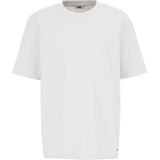 WE Fashion - T-shirt - Lichtgrijs - Relaxed Pasvorm - Korte Mouwen