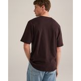 WE Fashion Shirt  donkerbruin