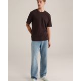 WE Fashion Shirt  donkerbruin