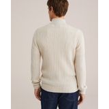WE Fashion - Coltrui - Beige - Gebreid - Wol en Katoen