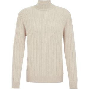 WE Fashion - Coltrui - Beige - Gebreid - Wol en Katoen