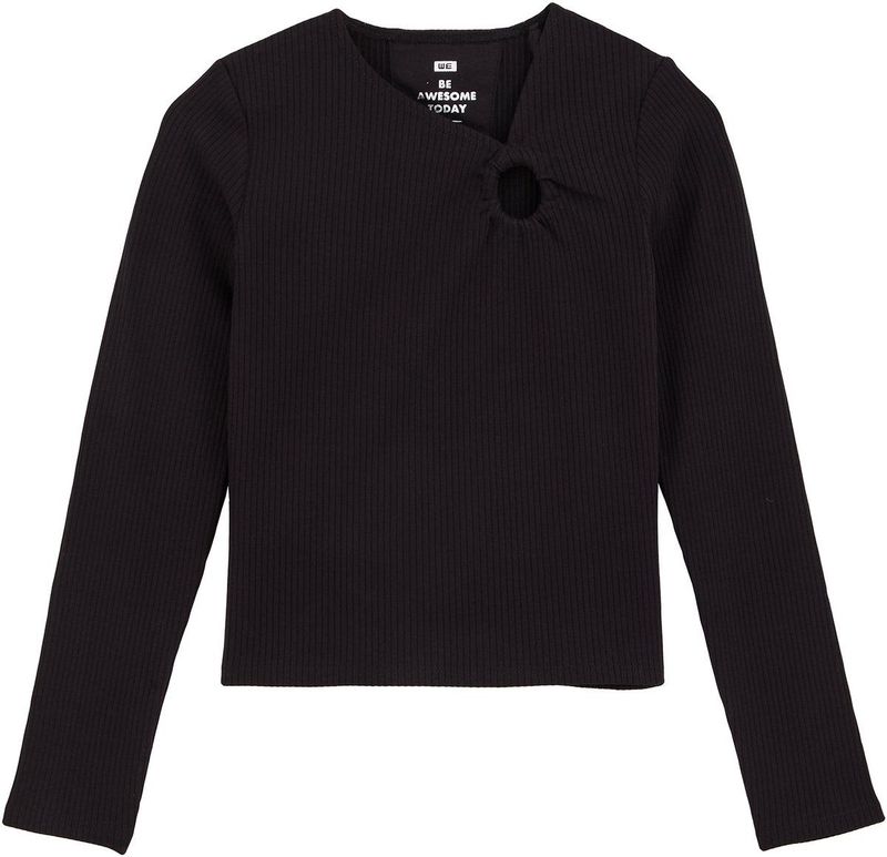 WE Fashion - Longsleeve - Katoen - Met Lange Mouwen - V-hals