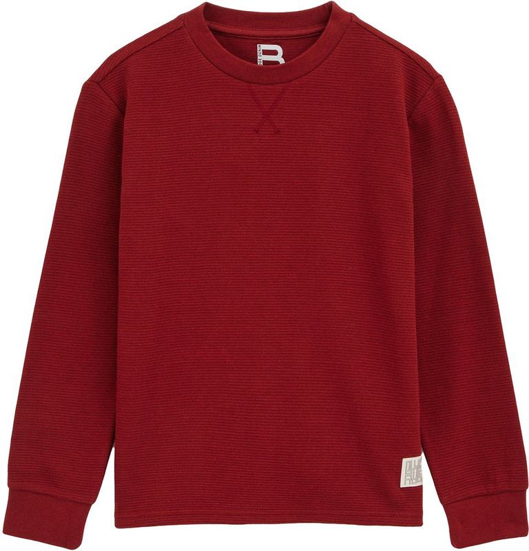 WE Fashion Blue Ridge sweater donkerrood