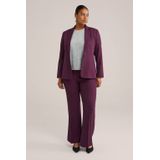 WE Fashion - Curve - Gebreide Trui - Lichtgrijs