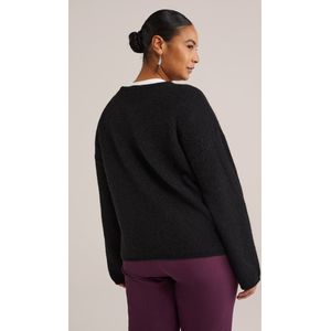 WE Fashion - Curve - Gebreid Vest - Zacht - Regular Fit
