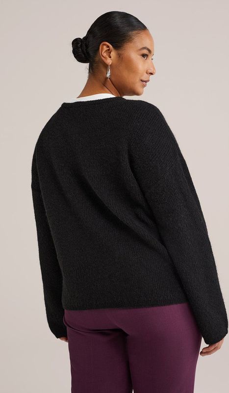 WE Fashion - Curve - Gebreid Vest - Zacht - Regular Fit