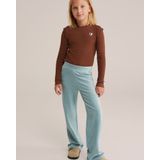 WE Fashion - Ribbroeken - Mintgroen - Regular Fit - Katoen