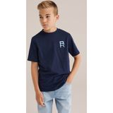 WE Fashion Shirt  navy / gemengde kleuren