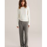 WE Fashion - Dames Sweater - Gebroken Wit - Regular Fit