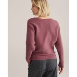 WE Fashion - Dames Sweater - Koraalroze - Regular Fit
