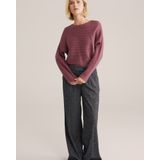 WE Fashion - Dames Sweater - Koraalroze - Regular Fit