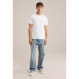 WE Fashion - Shirt - Wit - 3 Pack - Kwartmouw - Normale Pasvorm