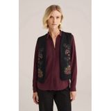 WE Fashion - Dames Gilet - Zwart - Regular Fit