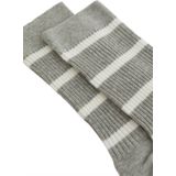 WE Fashion - Gestreepte Sokken - Grijs
