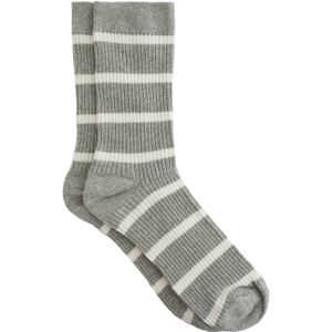 WE Fashion - Gestreepte Sokken - Grijs