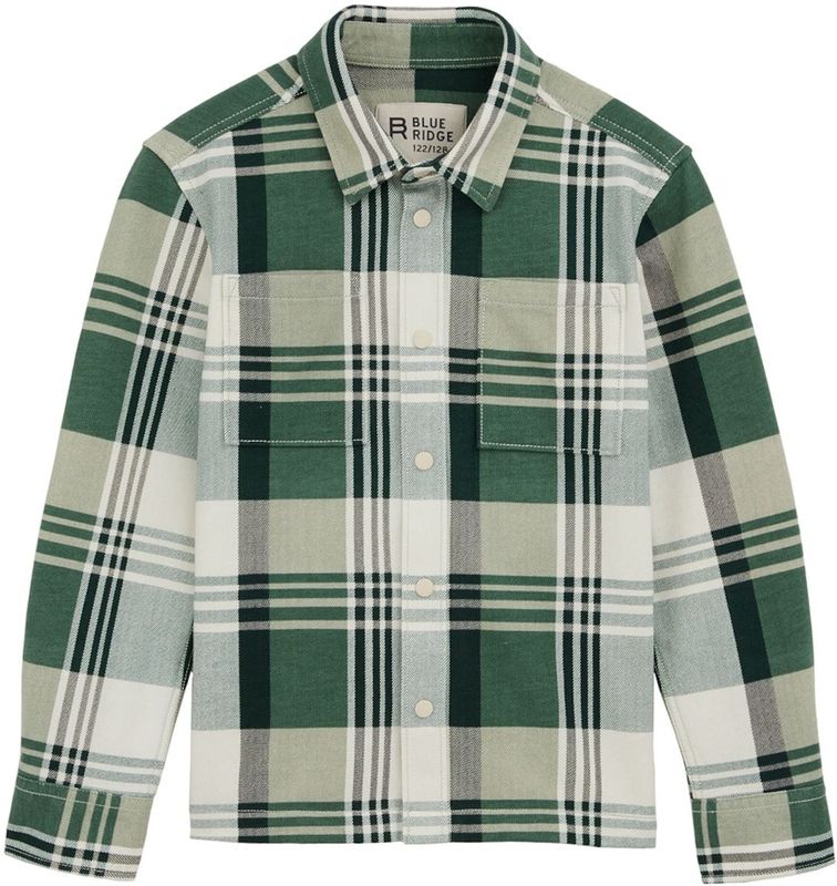 Blue Ridge - Overshirt - Groen - Regular fit - Katoen