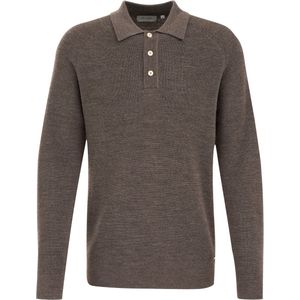 WE Fashion - Trui - Donkerbruin - Knitwear - Lange Mouw