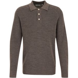 WE Fashion - Trui - Donkerbruin - Knitwear - Lange Mouw