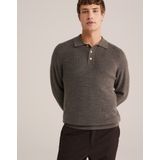 WE Fashion - Trui - Donkerbruin - Knitwear - Lange Mouw