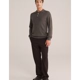 WE Fashion - Trui - Donkerbruin - Knitwear - Lange Mouw