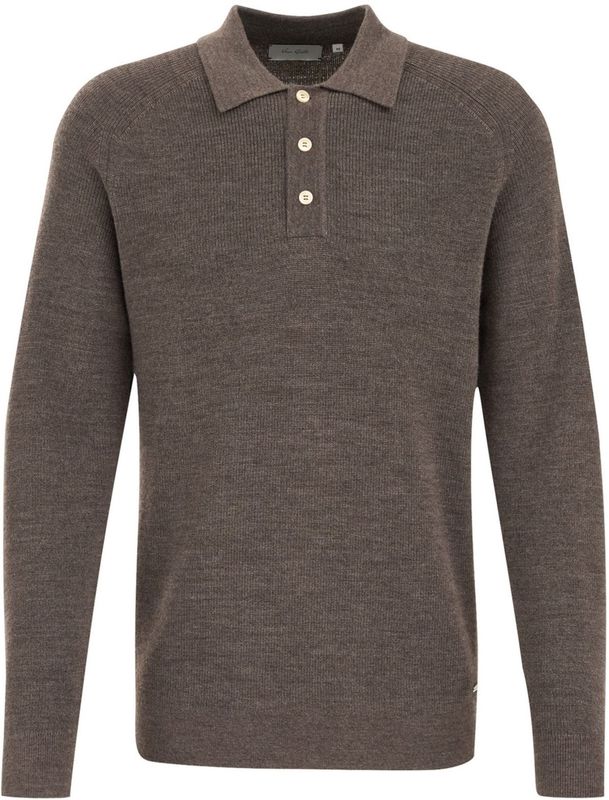 WE Fashion - Trui - Donkerbruin - Knitwear - Lange Mouw