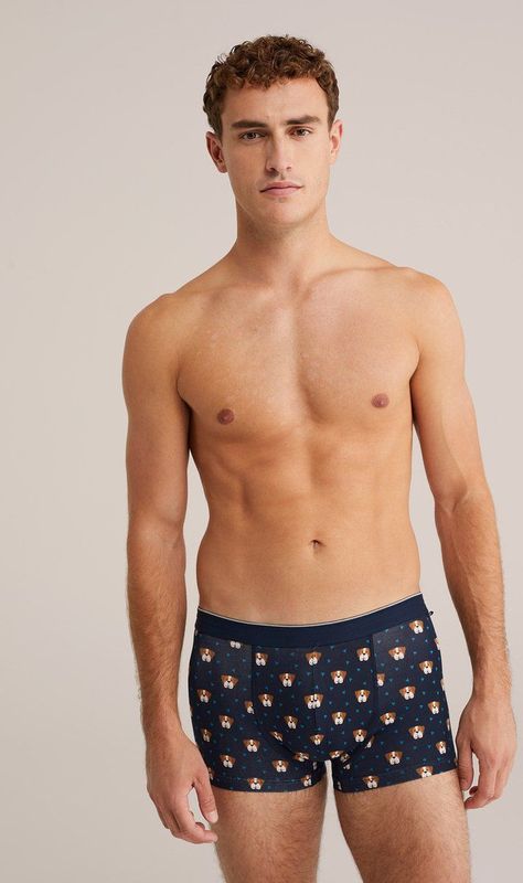 WE Fashion - Boxershort - Donkerblauw