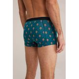 WE Fashion - Boxershort - Petrol - Stretchkatoen