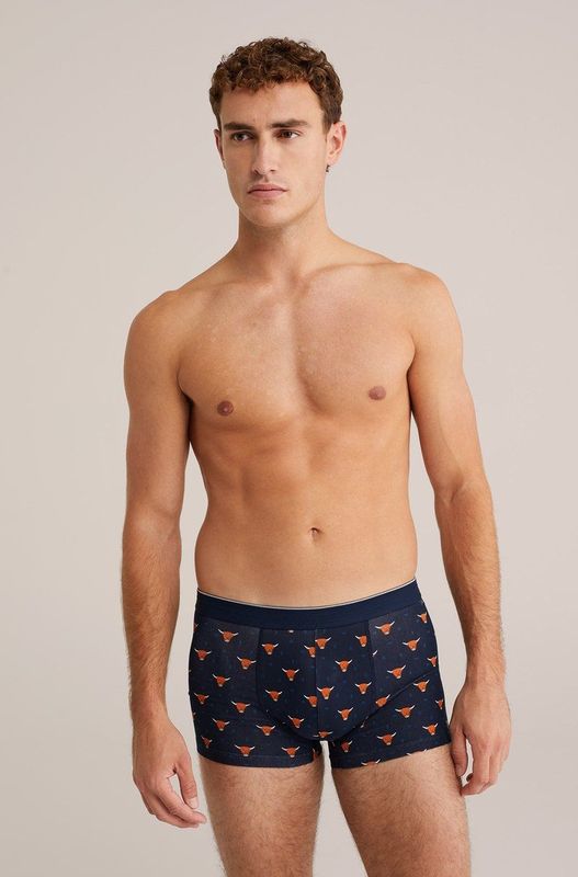 WE Fashion - Boxershort - Donkerblauw