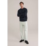 WE Fashion - Sweater - Donkerblauw - Regular Fit - Lange Mouwen
