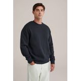 WE Fashion - Sweater - Donkerblauw - Regular Fit - Lange Mouwen