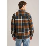 WE Fashion - Overshirt - Cognac - Regular Fit - Lange Mouwen