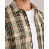 WE Fashion - Overshirt - Donkergroen - Regular Fit - Lange Mouwen