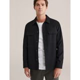 WE Fashion - Boxy Fit Flanellen Overshirt - Heren