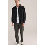 WE Fashion - Boxy Fit Flanellen Overshirt - Heren