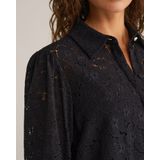 WE Fashion - Kanten Blouse - Zwart