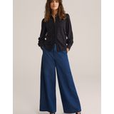 WE Fashion - Kanten Blouse - Zwart