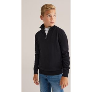 WE Fashion - Gebreide Trui - Schipperskraag - Halve Rits