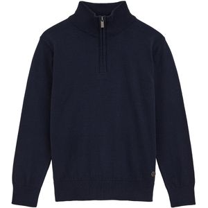 WE Fashion - Fijn Gebreide Trui - Marine - Jongens