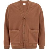 WE Fashion - Fleecevest - Bruin