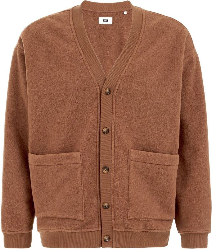 WE Fashion - Fleecevest - Bruin