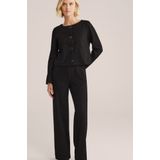 WE Fashion - Dames Vest - Regular Fit - Met Structuur